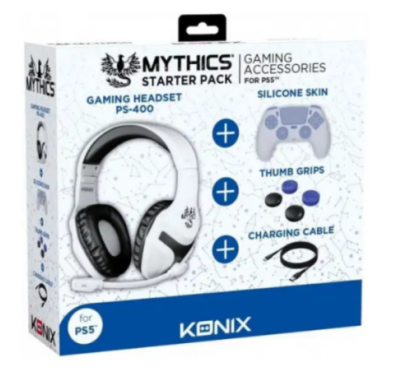 STARTER PACK PS5 MYTHICS CASQUE+PROTEGE MAN
