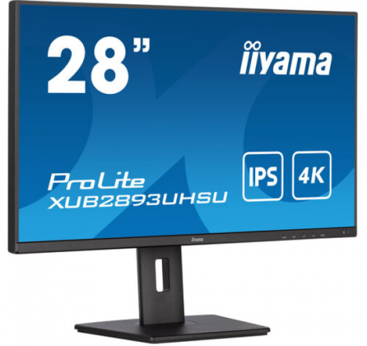 Ecran iiyama ProLite 28" IPS, UHD 4k, 3ms