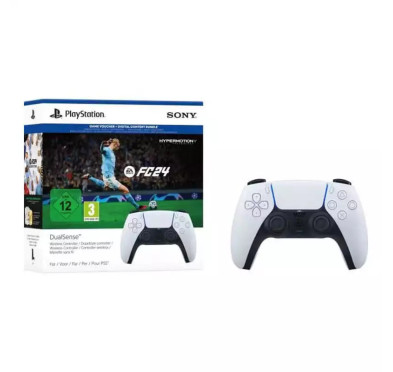 DualSense - Manette PS5 White + Jeu FC 24 - SONY