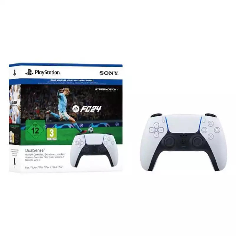 DualSense - Manette PS5 White + Jeu FC 24 - SONY
