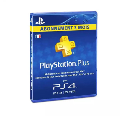 Abonnement PS4 - PlayStation Plus (3 mois)