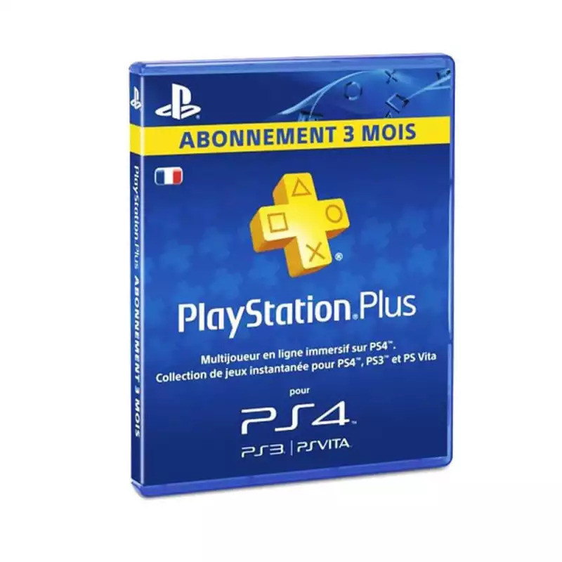 Abonnement PS4 - PlayStation Plus (3 mois)