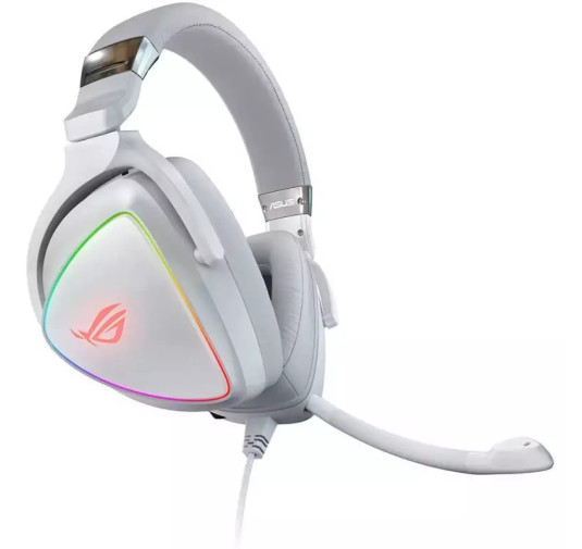 Casque Hi-Res Audio Gaming Asus Rog Delta - Blanc