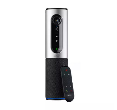 Caméra de visioconférence portable Logitech connect - Argent