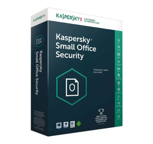 Kaspersky Small Office Security Antivirus, Licence 1an : 20 postes, 20 mobiles, 2 serveurs