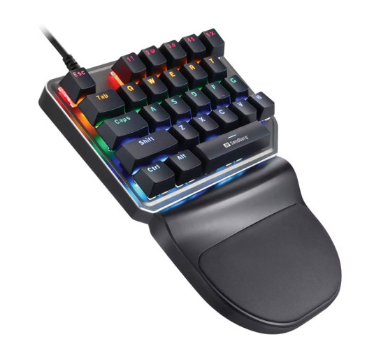 Clavier Gamer SANDBERG RAGESTORM MECH RGB - Black