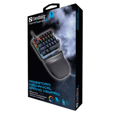 Clavier Gamer SANDBERG RAGESTORM MECH RGB - Black