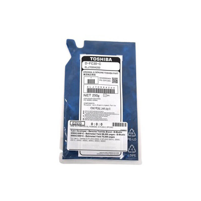 TOSHIBA DEVELOPPEUR D-FC30-C, CYAN