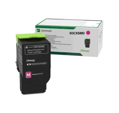 LEXMARK TONER MAGENTA -80C8SM0-