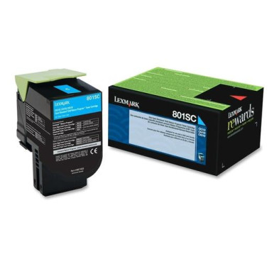 LEXMARK TONER CYAN -80C8XC0-