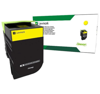LEXMARK TONER  JAUNE -80C8XY0-