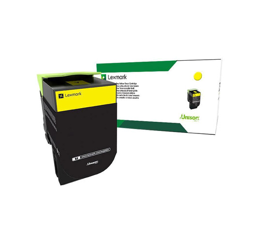 LEXMARK TONER  JAUNE -80C8XY0-
