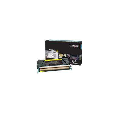 LEXMARK TONER  JAUNE  -C746A1YG-