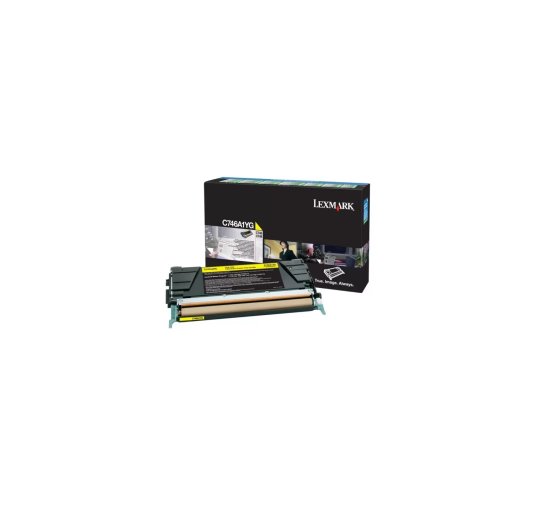 LEXMARK TONER  JAUNE  -C746A1YG-