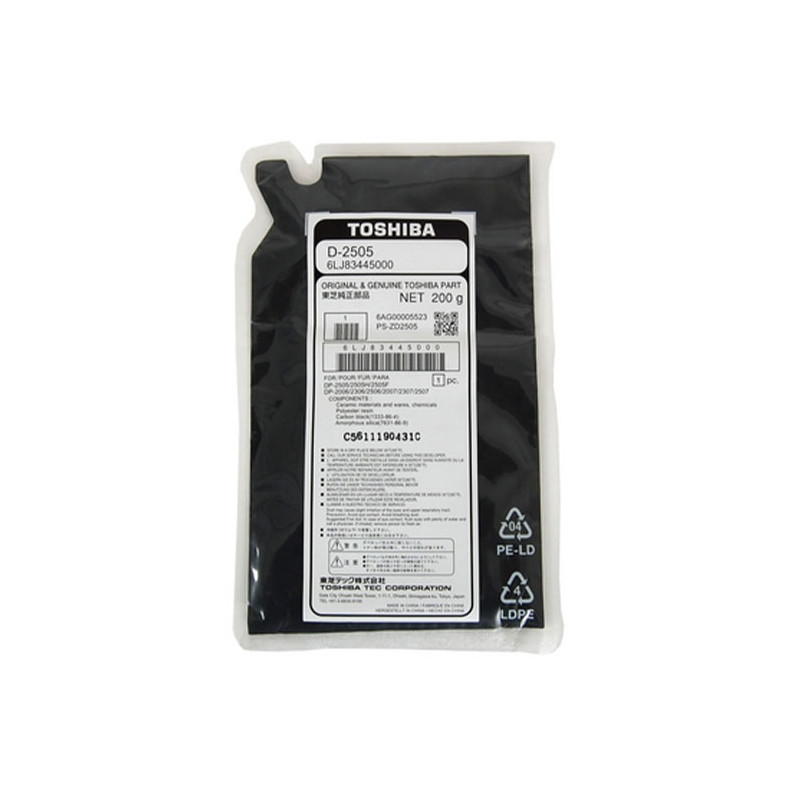 TOSHIBA DEVELOPPEUR D-2505, BLACK