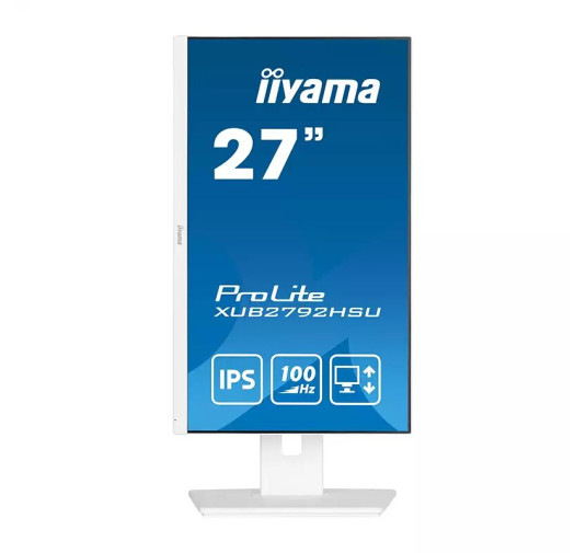IIYAMA ECRAN PROLITE  XUB2792HSU-W6 27",100Hz,IPS, FHD, WHITE