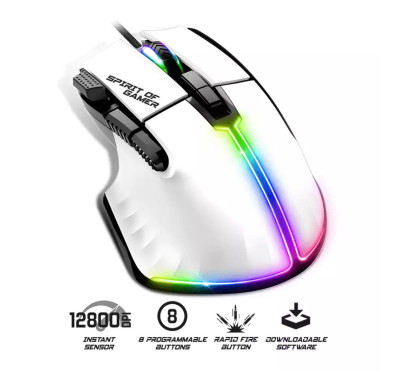 Souris Gamer SOG PRO M5 RGB - Blanc
