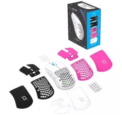 SOURIS GAMER AQIRYS TGA W, RGB, Filaire, White