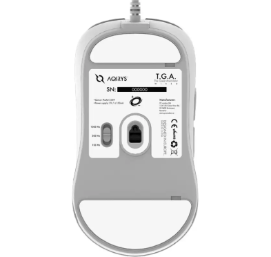 SOURIS GAMER AQIRYS TGA W, RGB, Filaire, White