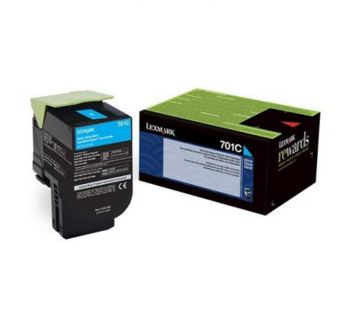 LEXMARK TONER CYAN -70C80CE-