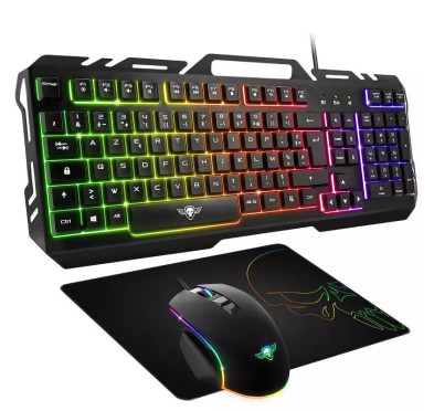 PACK Gamer SOG PRO-MK5: Clavier, Souris et Tapis