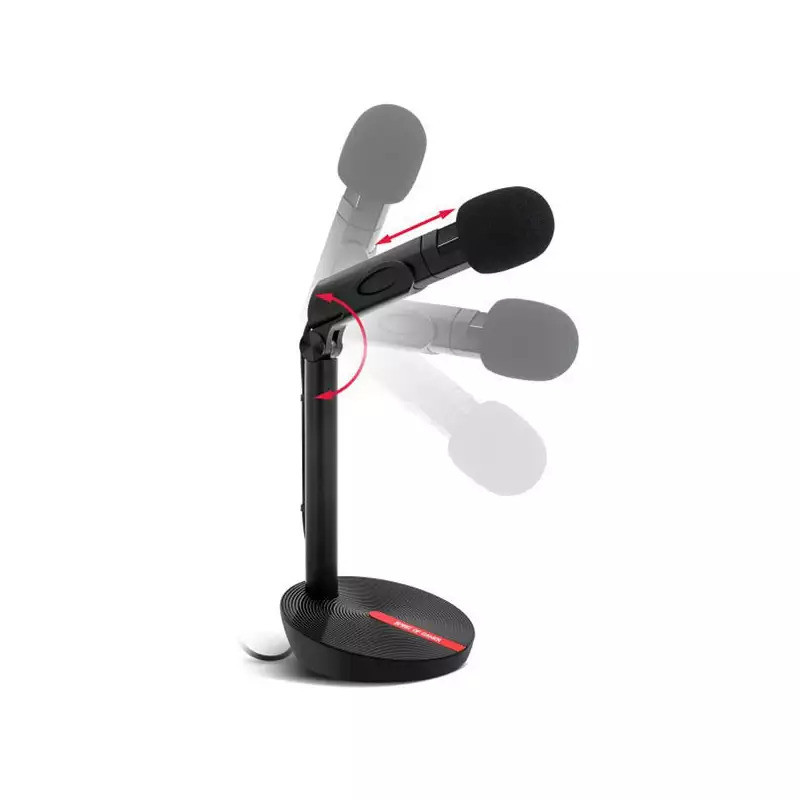Microphone Gamer SOG Eko - Noir & rouge