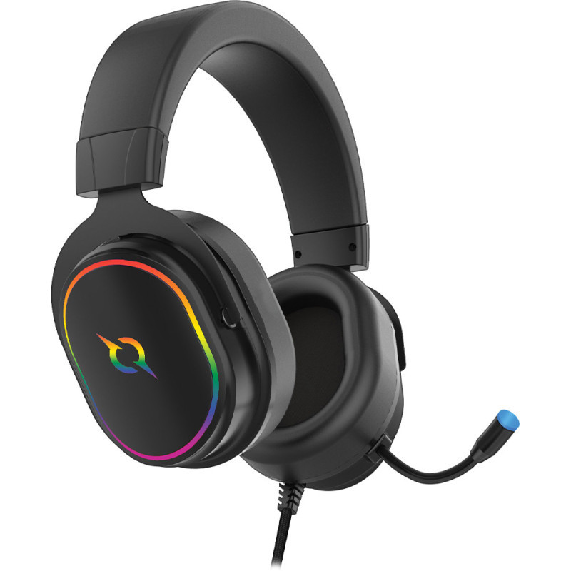 Casque Micro Gamer AQIRYS ALTAIR, RGB, Filaire, Black