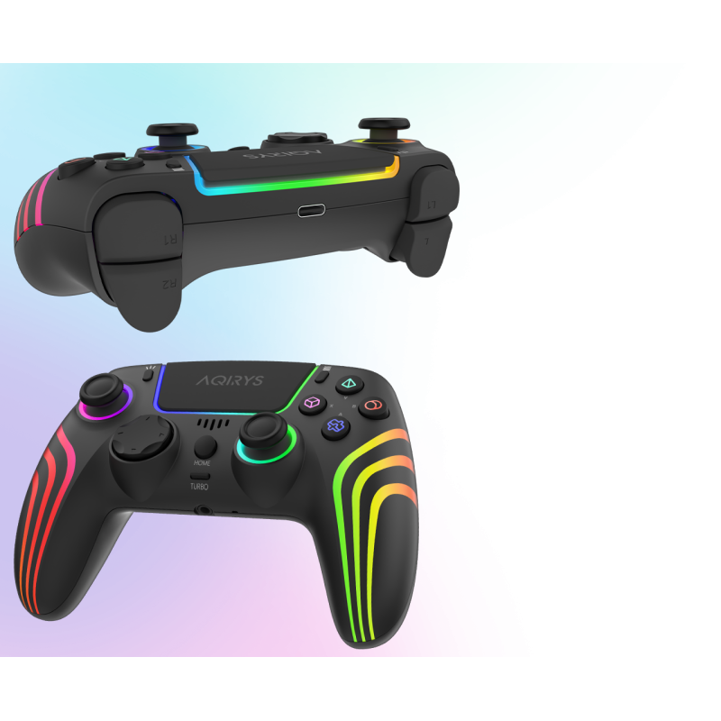 AQIRYS MANETTE THEMIS, SANS FIL, RGB, BLACK