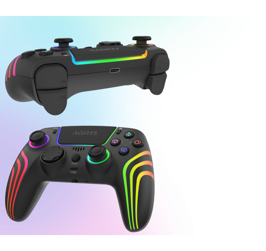 AQIRYS MANETTE THEMIS, SANS FIL, RGB, BLACK
