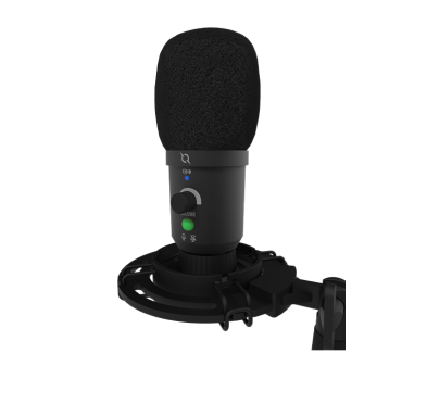 AQIRYS MICROPHONE USB VOYAGER, FILAIRE, BLACK