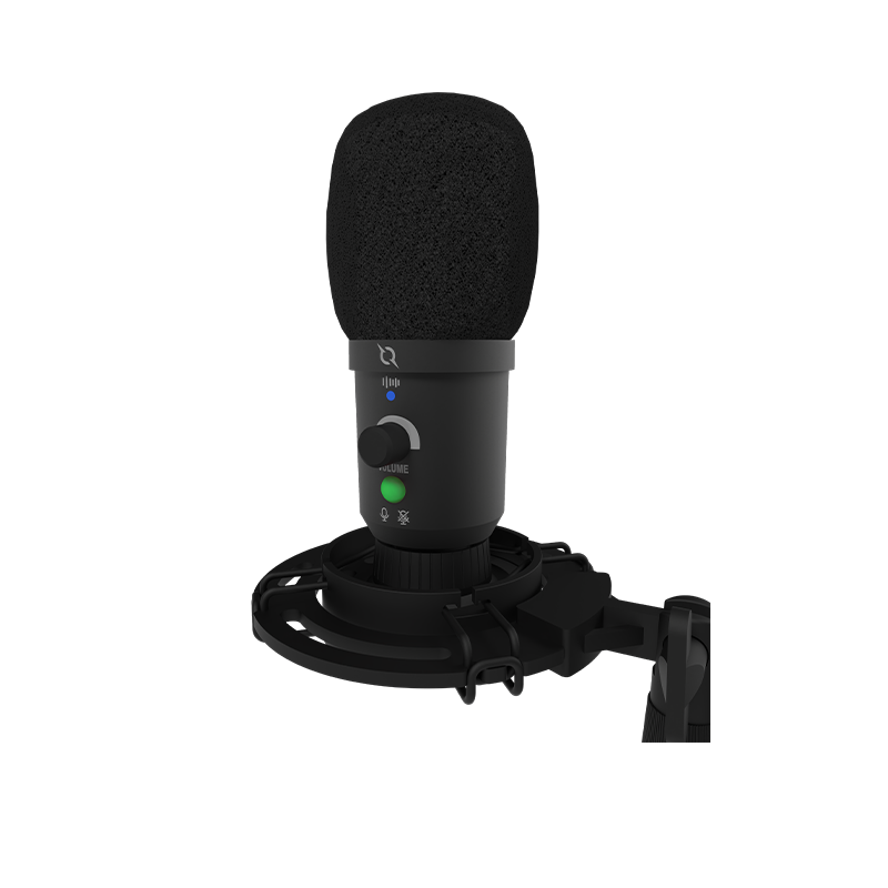 AQIRYS MICROPHONE USB VOYAGER, FILAIRE, BLACK