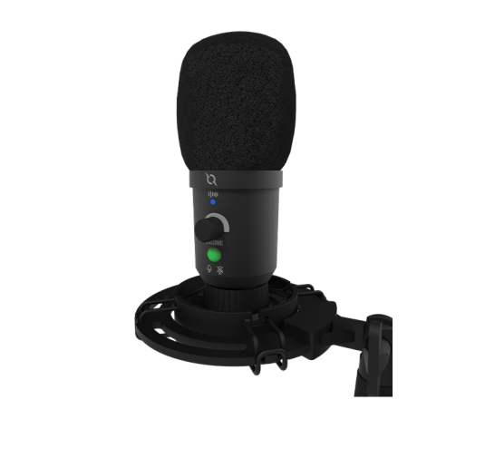 AQIRYS MICROPHONE USB VOYAGER, FILAIRE, BLACK