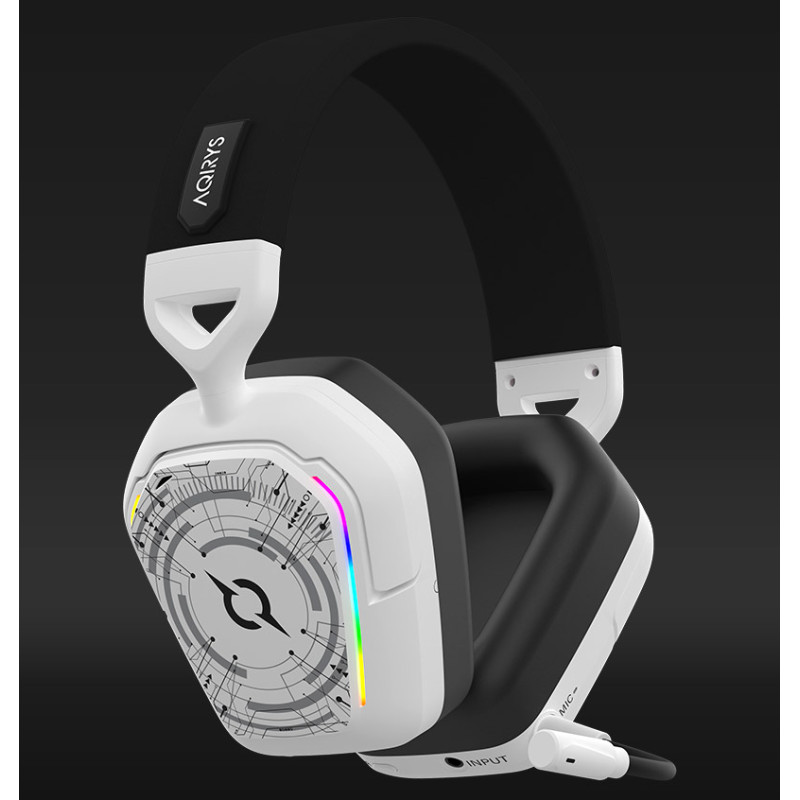 Casque Micro Gamer AQIRYS ALNAIR, RGB, Double Mode, White Casque Micro Gamer AQIRYS ALNAIR, RGB, Double Mode, White