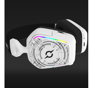 Casque Micro Gamer AQIRYS ALNAIR, RGB, Double Mode, White