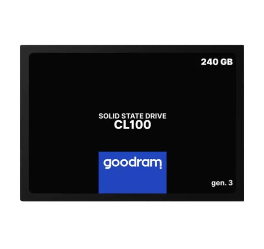 Disque Dur interne SSD GoodRam CL100 SATA III 2,5" GEN.3 -240Go