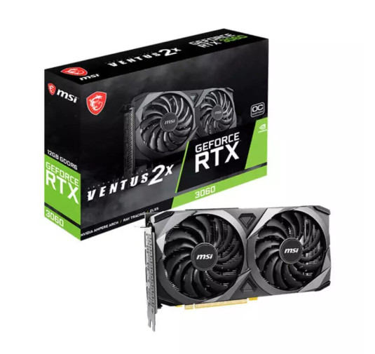 Carte graphique MSI GeForce RTX 3060 VENTUS 2X OC -12G GDDR6