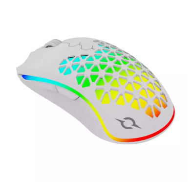 Souris Gamer AQIRYS Polaris,  RGB, (Sans fil / filaire), White