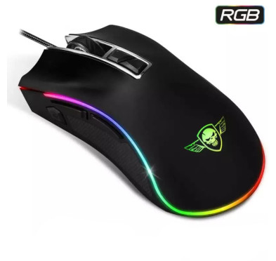 Souris Gamer SOG PRO M6 RGB - 8000 dpi - Noir