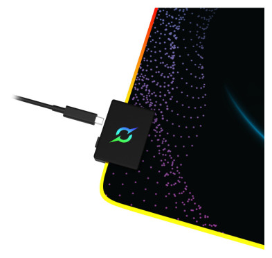 Tapis de Souris Gamer AQIRYS ECLIPSE Medium RGB