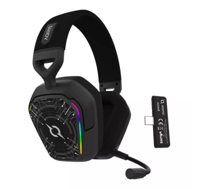 Casque Micro Gamer AQIRYS ALNAIR, RGB, Double Mode, Black