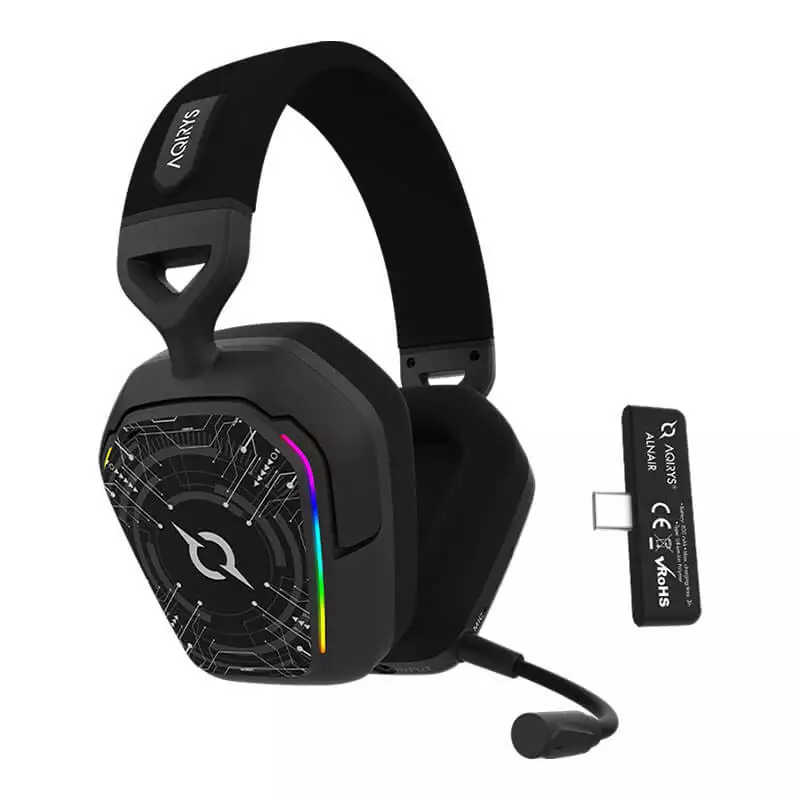 Casque Micro Gamer AQIRYS ALNAIR, RGB, Double Mode, Black