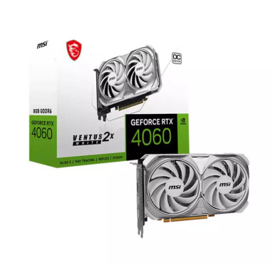 Carte graphique MSI GeForce RTX 4060 Ventus 2X White OC -8G GDDR6