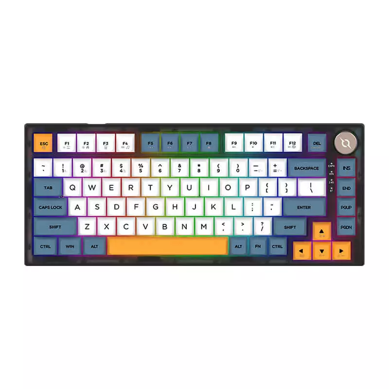 CLAVIER MÉCANIQUE AQIRYS LIBERTAS, RGB AVEC ANTI-GHOSTING, BLACK