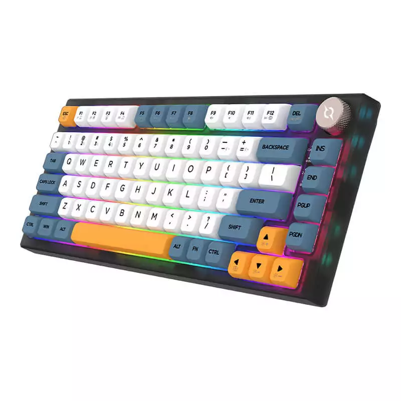 CLAVIER MÉCANIQUE AQIRYS LIBERTAS, RGB AVEC ANTI-GHOSTING, BLACK
