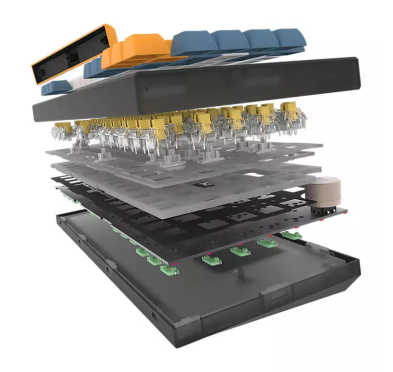 CLAVIER MÉCANIQUE AQIRYS LIBERTAS, RGB AVEC ANTI-GHOSTING, BLACK