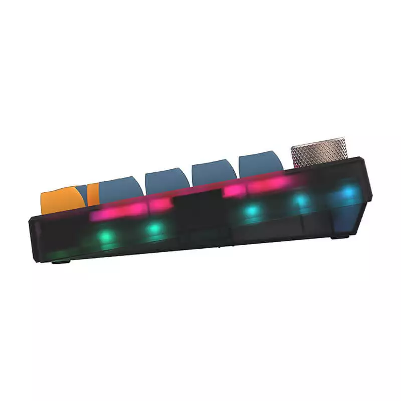 CLAVIER MÉCANIQUE AQIRYS LIBERTAS, RGB AVEC ANTI-GHOSTING, BLACK