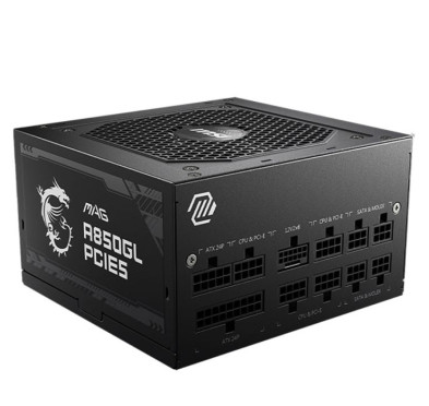 Bloc D'Alimentation Gamer MSI MAG A850GL PCIE5 80+ Gold Full Modulaire