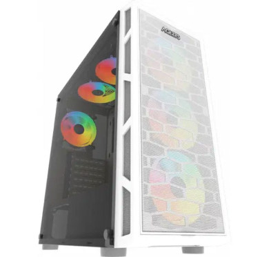 Boitier AQIRYS ARCTURUS 4 Fans ARGB - Blanc