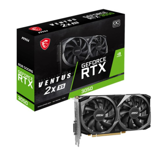 Carte Graphique MSI GeForce RTX 3050 VENTUS 2X XS 8G OC