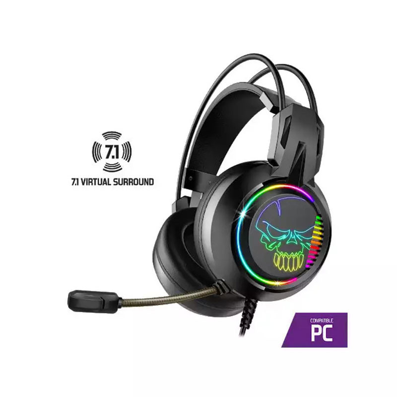Casque Gamer SOG ELITE H10 RGB - 7.1 - Noir
